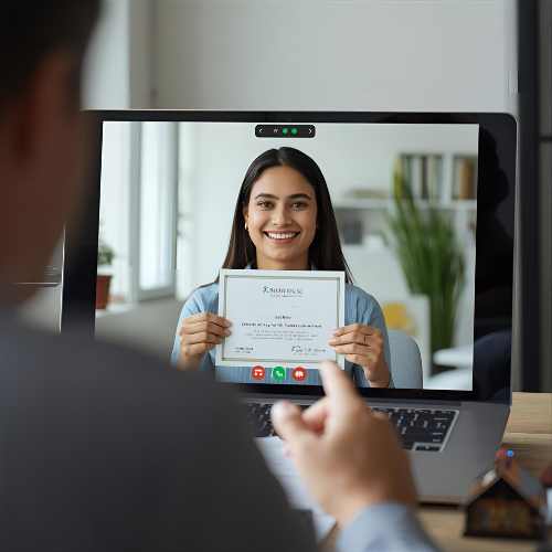 Professional notary ready to assist with online notarization