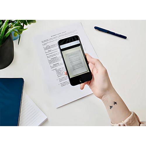 Upload or scan your document on mobile or desktop